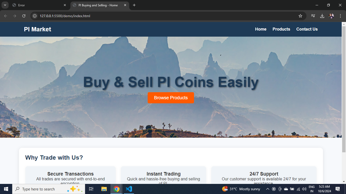 Project Overview Screenshot